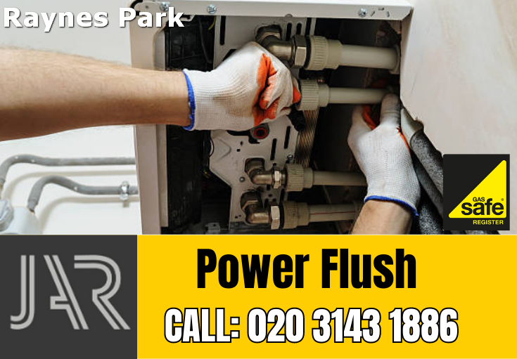 power flush Raynes Park